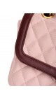 Chanel Medium Rose Lammeskinn Shoulder Bag
