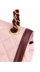 Chanel Medium Rose Lammeskinn Shoulder Bag