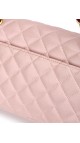 Chanel Medium Rose Lammeskinn Shoulder Bag