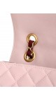 Chanel Medium Rose Lammeskinn Shoulder Bag
