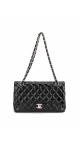 Chanel Double Flap Medium Patent