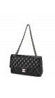 Chanel Double Flap Medium Patent