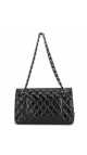 Chanel Double Flap Medium Patent