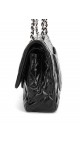 Chanel Double Flap Medium Patent