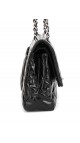Chanel Double Flap Medium Patent