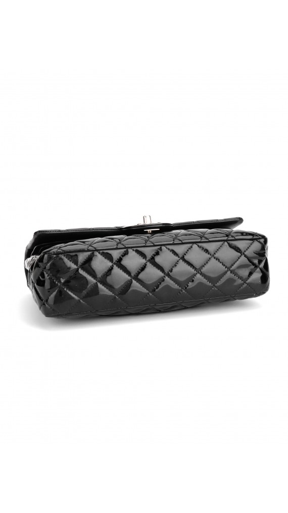 Chanel Double Flap Medium Patent