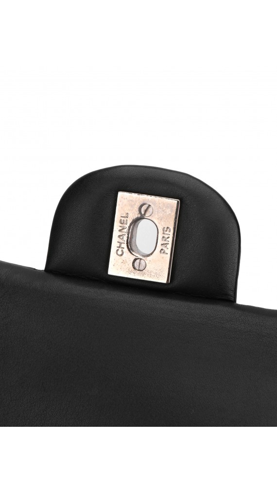 Chanel Double Flap Medium Patent