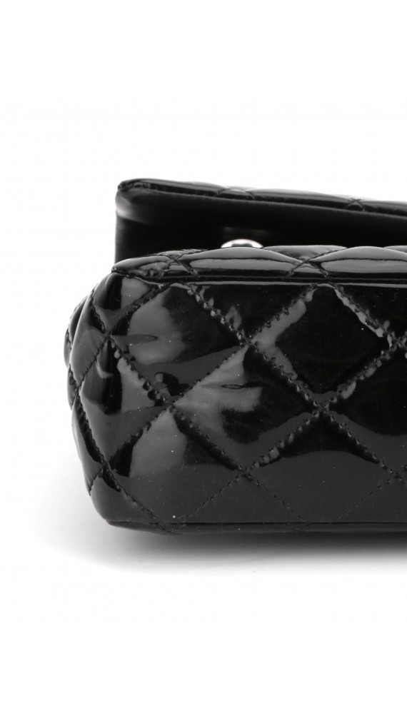 Chanel Double Flap Medium Patent