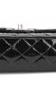 Chanel Double Flap Medium Patent