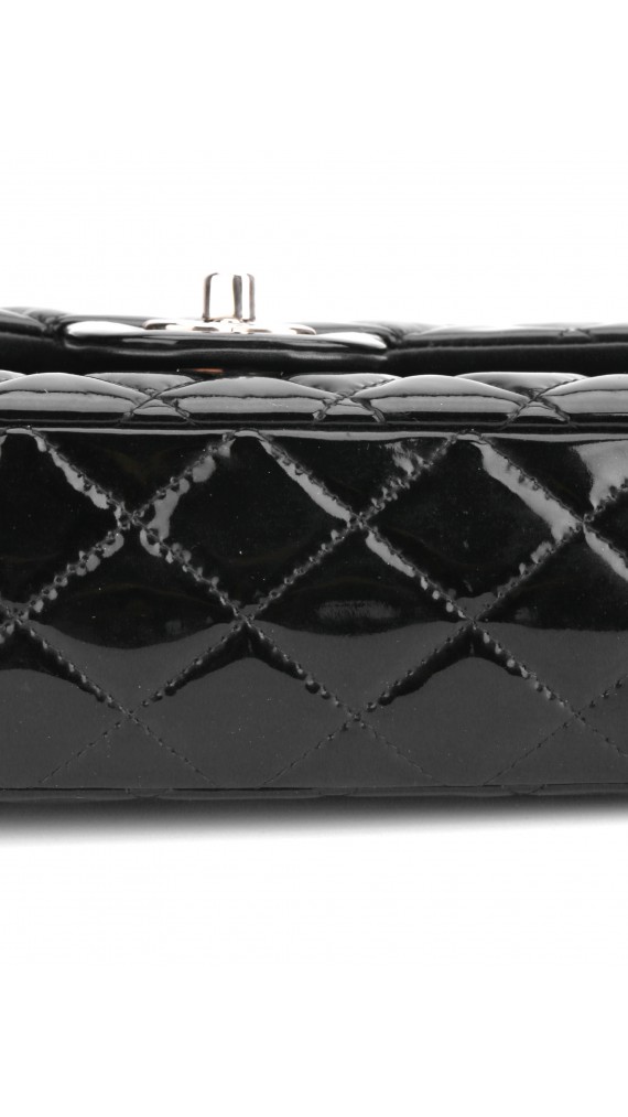 Chanel Double Flap Medium Patent