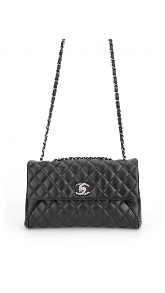 Chanel Classic Flap Bag Size Medium SHW