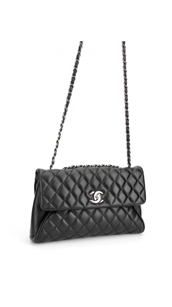 Chanel Classic Flap Bag Size Medium SHW