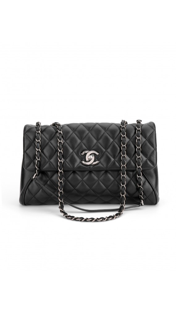 Chanel Classic Flap Bag Size Medium SHW