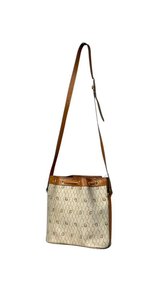Vintage Dior Honeycumb Bucket Bag m. Clutch