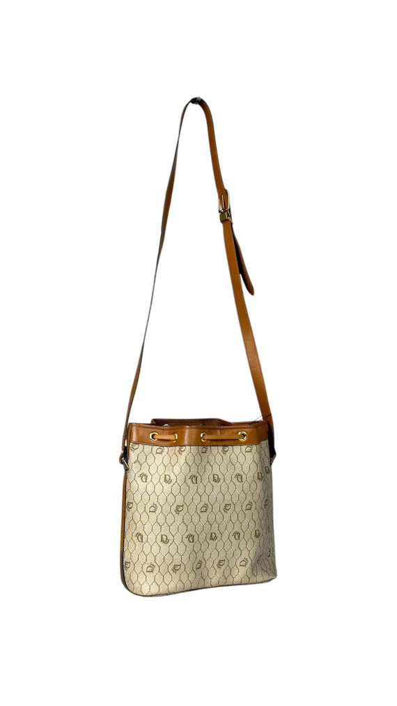 Vintage Dior Honeycumb Bucket Bag m. Clutch