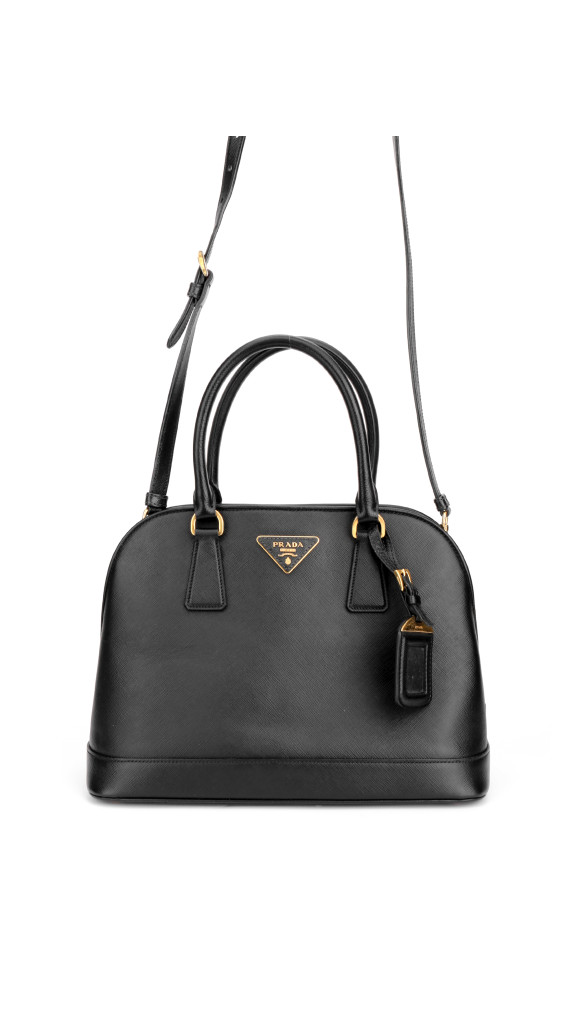 Prada Promenade Saffiano Shoulder Bag