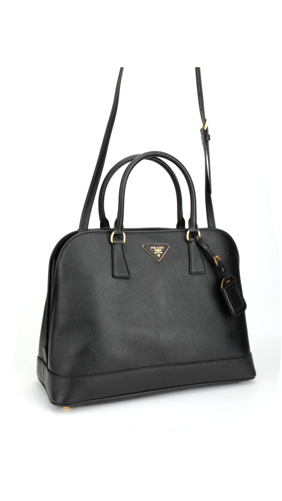 Prada Saffiano Lux Large Shoulder Bag