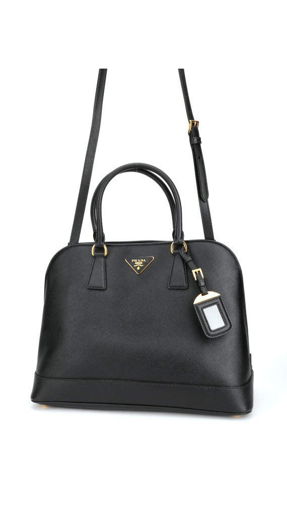 Prada Saffiano Lux Large Shoulder Bag