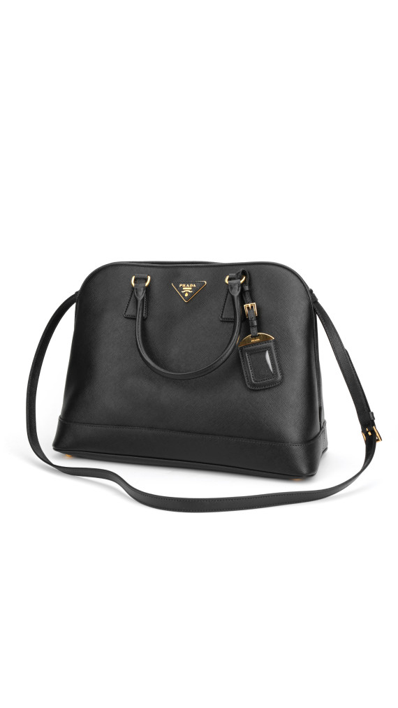 Prada Saffiano Lux Large Shoulder Bag
