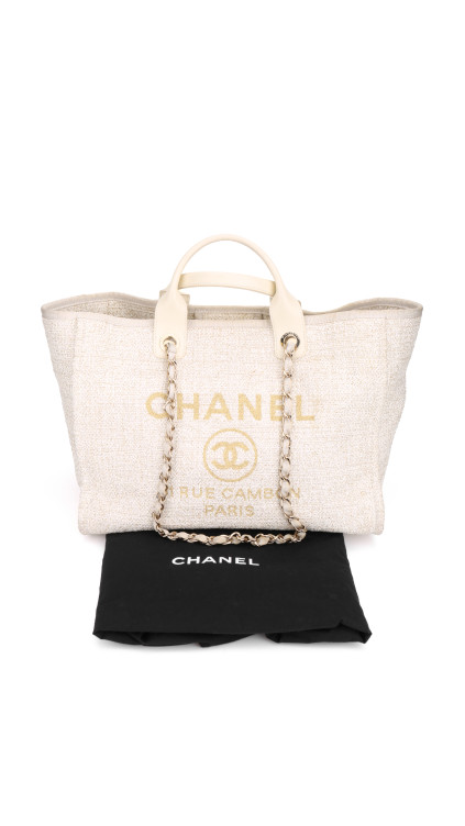 chanel deauville tote bag