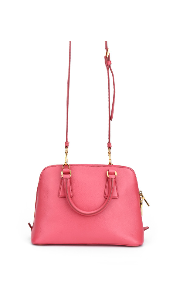 Prada Saffiano Lux Promenade Shoulder Bag