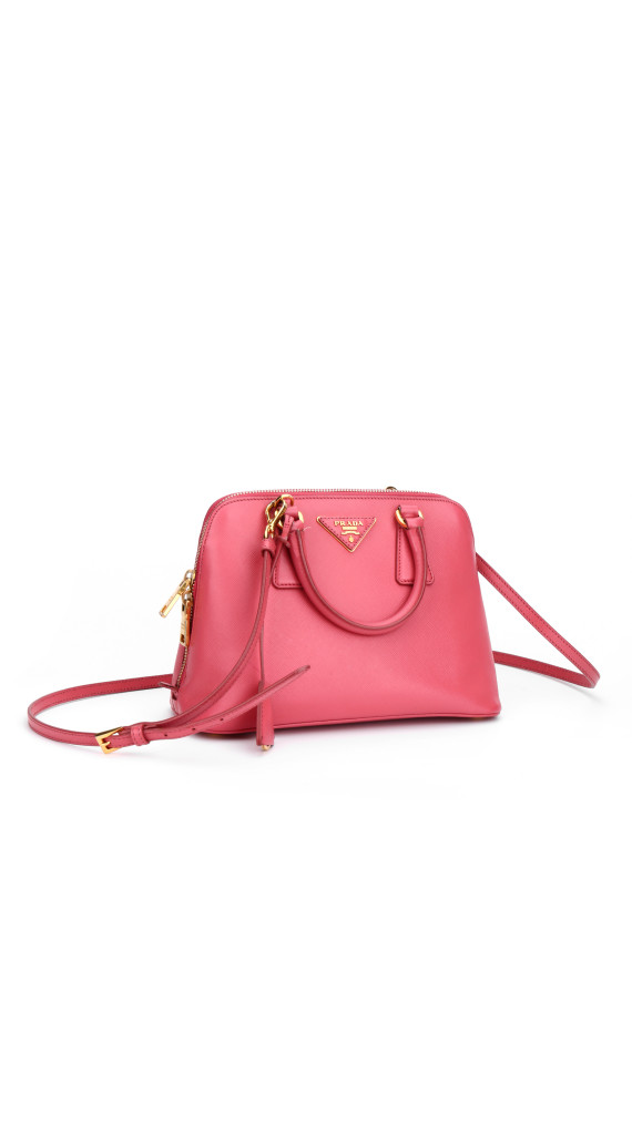 Prada Saffiano Lux Promenade Shoulder Bag