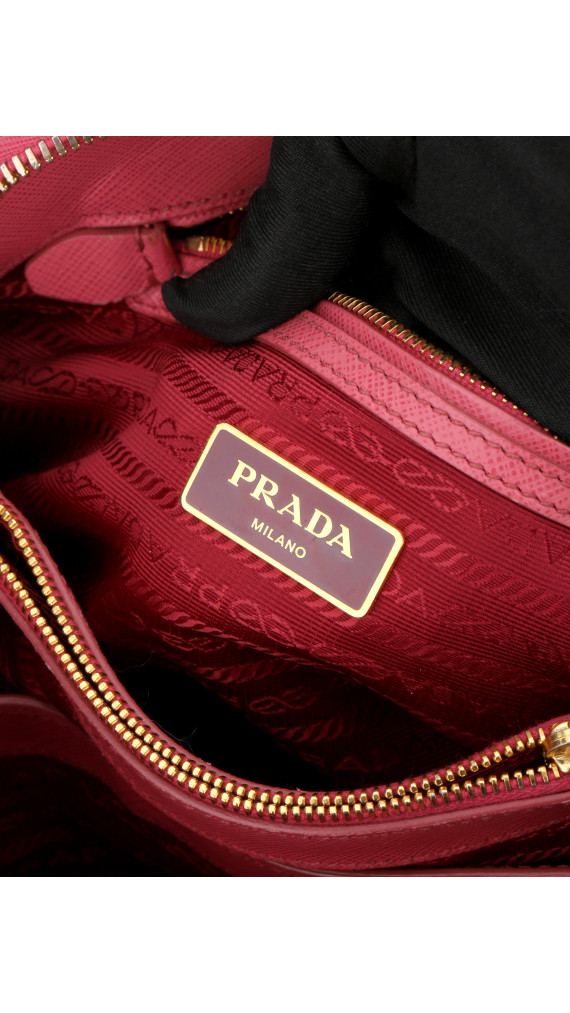 Prada Saffiano Lux Promenade Shoulder Bag