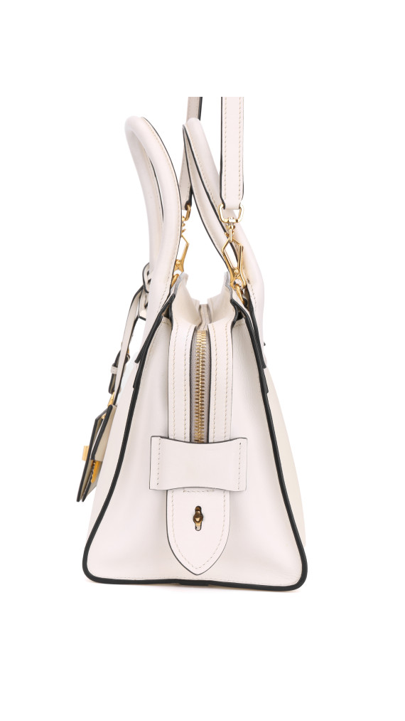 Prada Hvit Saffiano City Hand Shoulder Bag