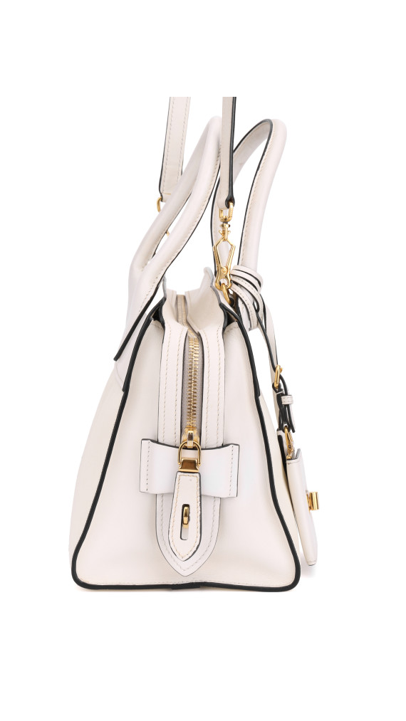 Prada Hvit Saffiano City Hand Shoulder Bag