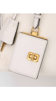 Prada Hvit Saffiano City Hand Shoulder Bag