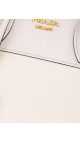 Prada Hvit Saffiano City Hand Shoulder Bag