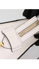 Prada Hvit Saffiano City Hand Shoulder Bag