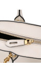 Prada Hvit Saffiano City Hand Shoulder Bag