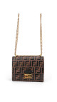 FENDI Small Kan U FF Pattern Shoulder Bag