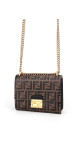 FENDI Small Kan U FF Pattern Shoulder Bag