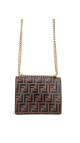 FENDI Small Kan U FF Pattern Shoulder Bag