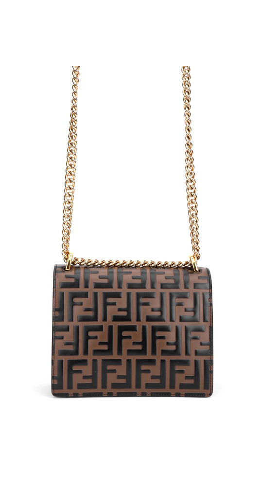 FENDI Small Kan U FF Pattern Shoulder Bag