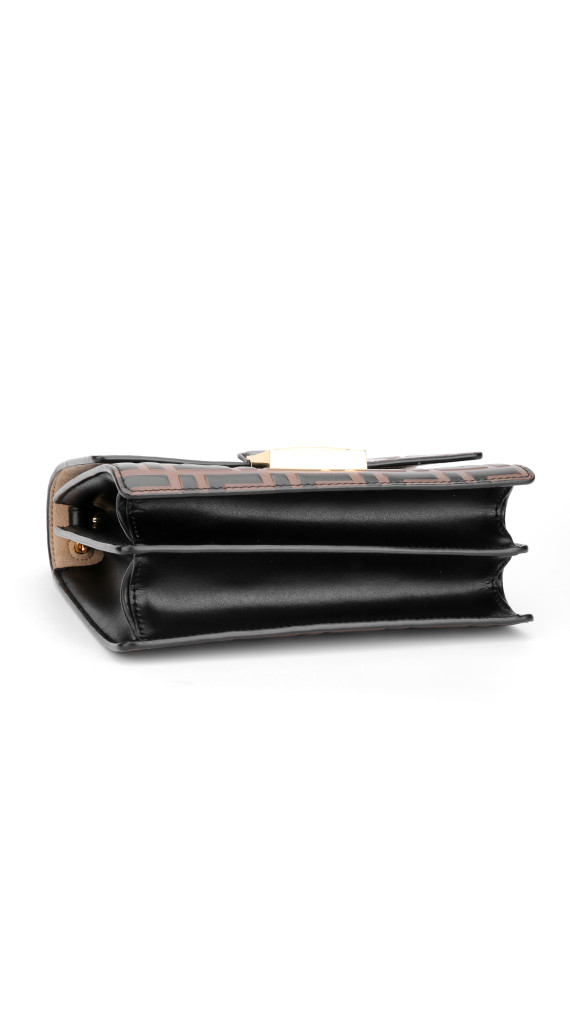 FENDI Small Kan U FF Pattern Shoulder Bag