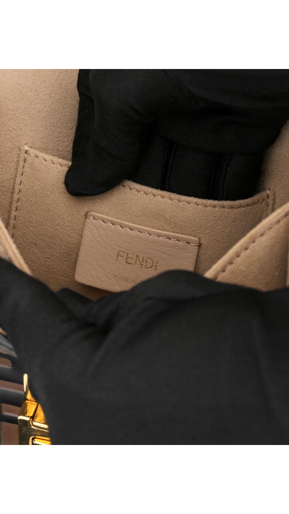 FENDI Small Kan U FF Pattern Shoulder Bag