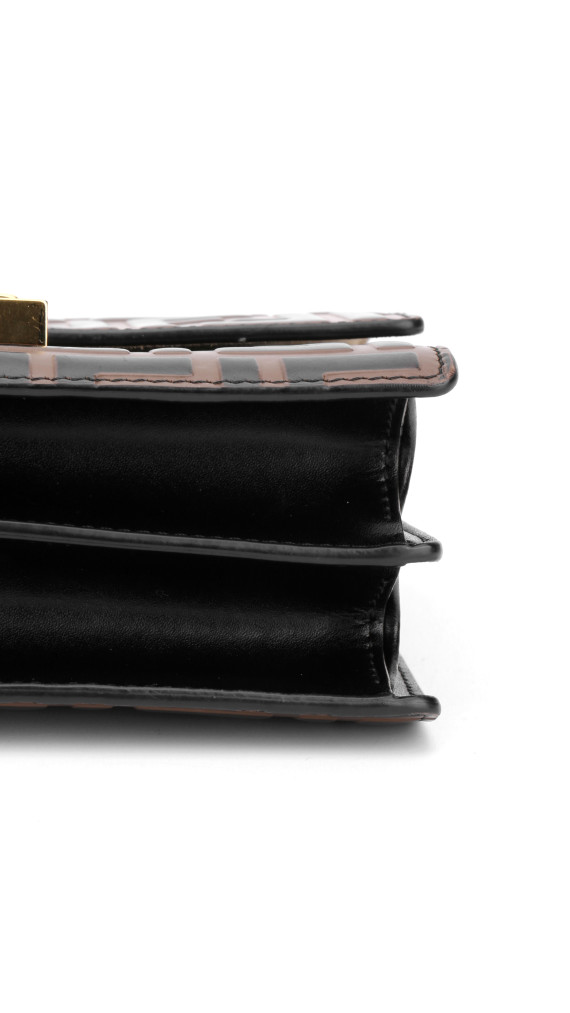 FENDI Small Kan U FF Pattern Shoulder Bag