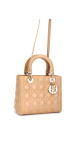 Lady Dior Medium Beige m. GHW