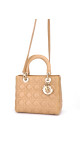 Lady Dior Medium Beige m. GHW
