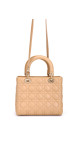 Lady Dior Medium Beige m. GHW