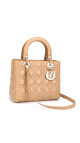 Lady Dior Medium Beige m. GHW