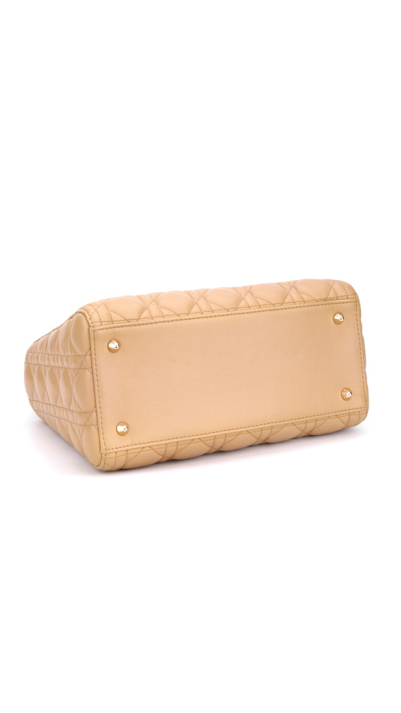 Lady Dior Medium Beige m. GHW