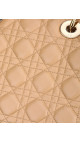 Lady Dior Medium Beige m. GHW