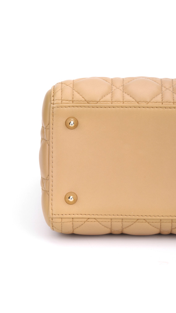 Lady Dior Medium Beige m. GHW
