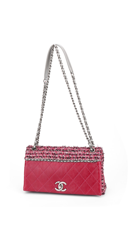 Chanel Tweed Flap Crossbody Bag