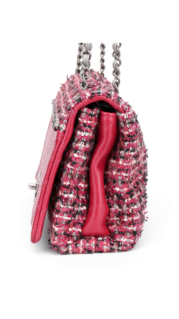 Chanel Tweed Flap Crossbody Bag