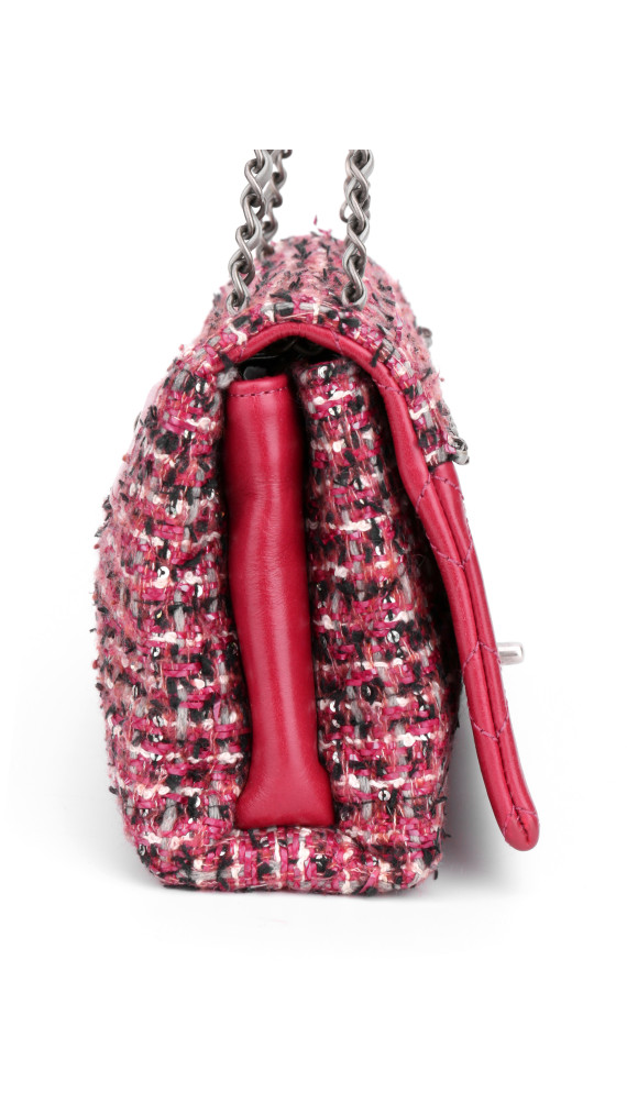 Chanel Tweed Flap Crossbody Bag